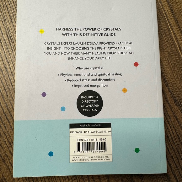 Crystals: The Guide to Principles, Practices and More Paperback - Picture 2 of 2